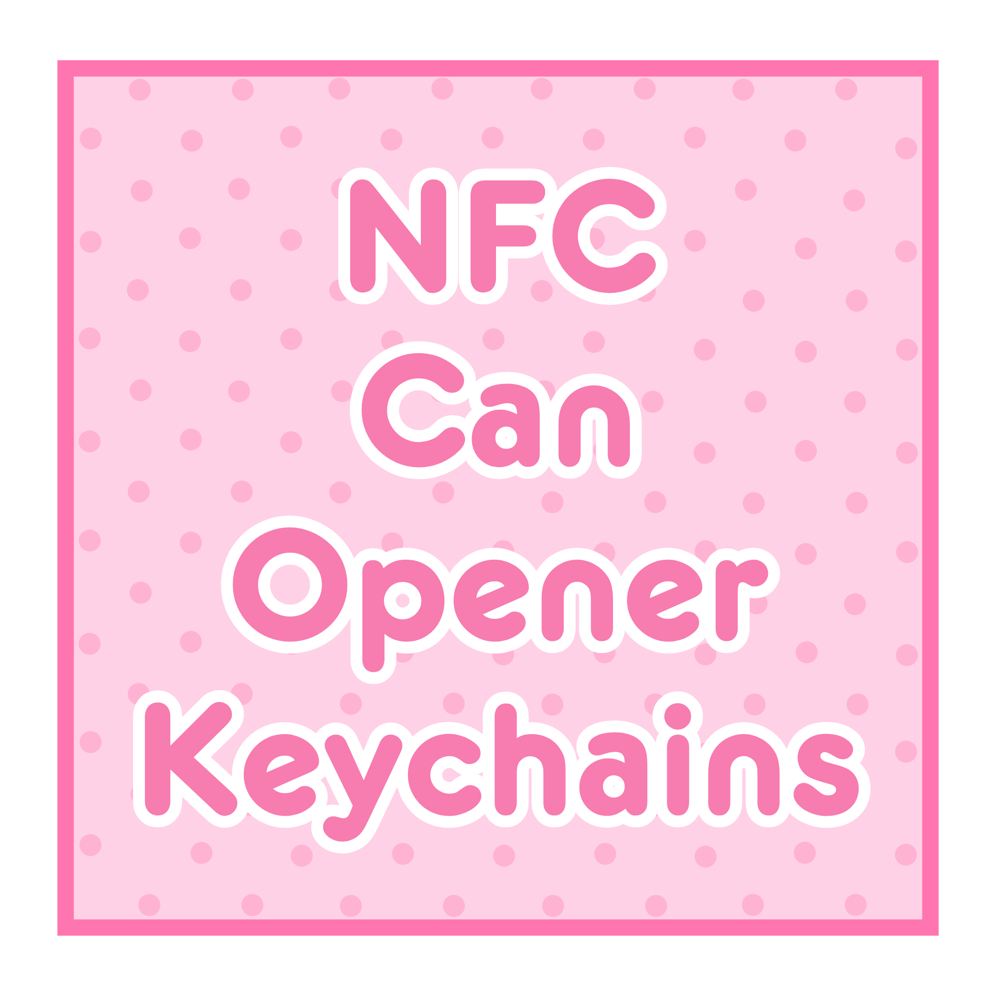 NFC Can Opener Keychains