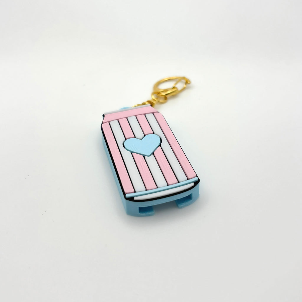 Cotton Candy Mini Energy Drink Can Tab Opener Keychain STL File | 3D Print Digital Download