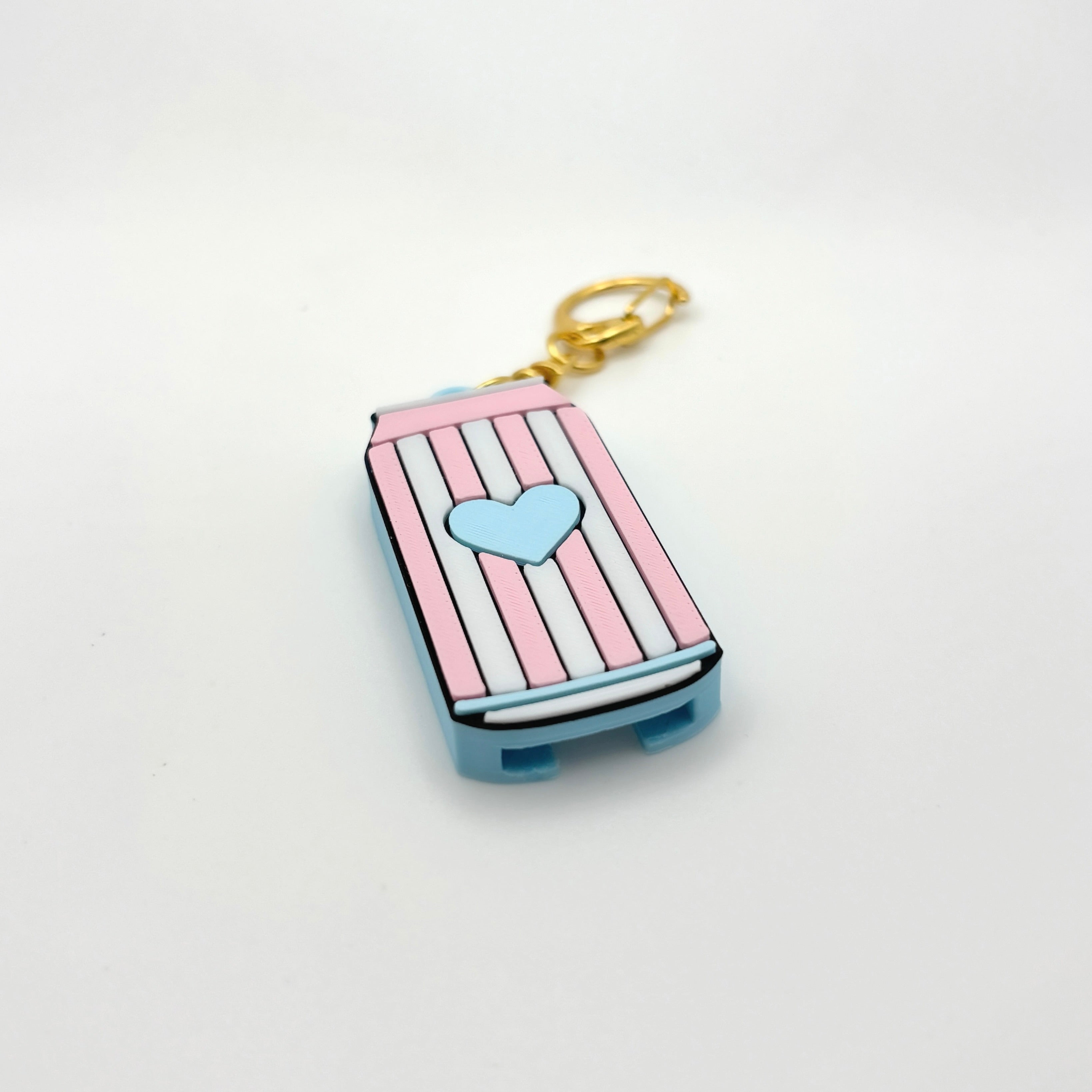 Cotton Candy Mini Energy Drink Can Tab Opener Keychain STL File | 3D Print Digital Download