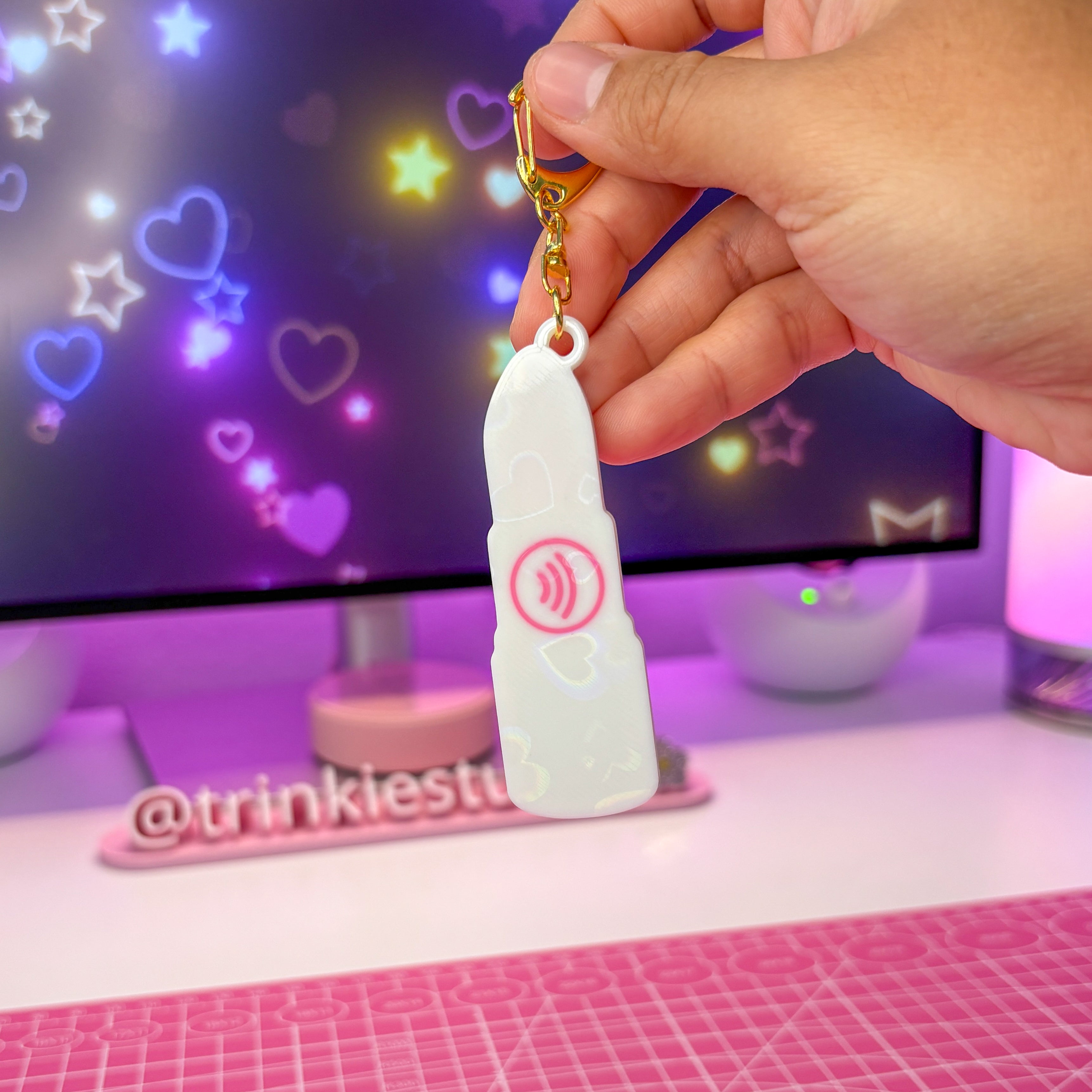 NFC Lipstick Keychain