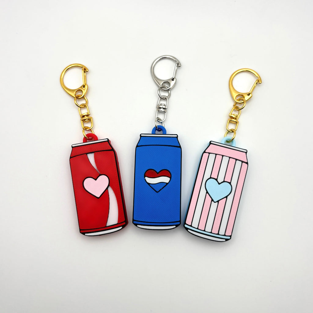 Mini Soda Can Tab Opener Keychain Bundle