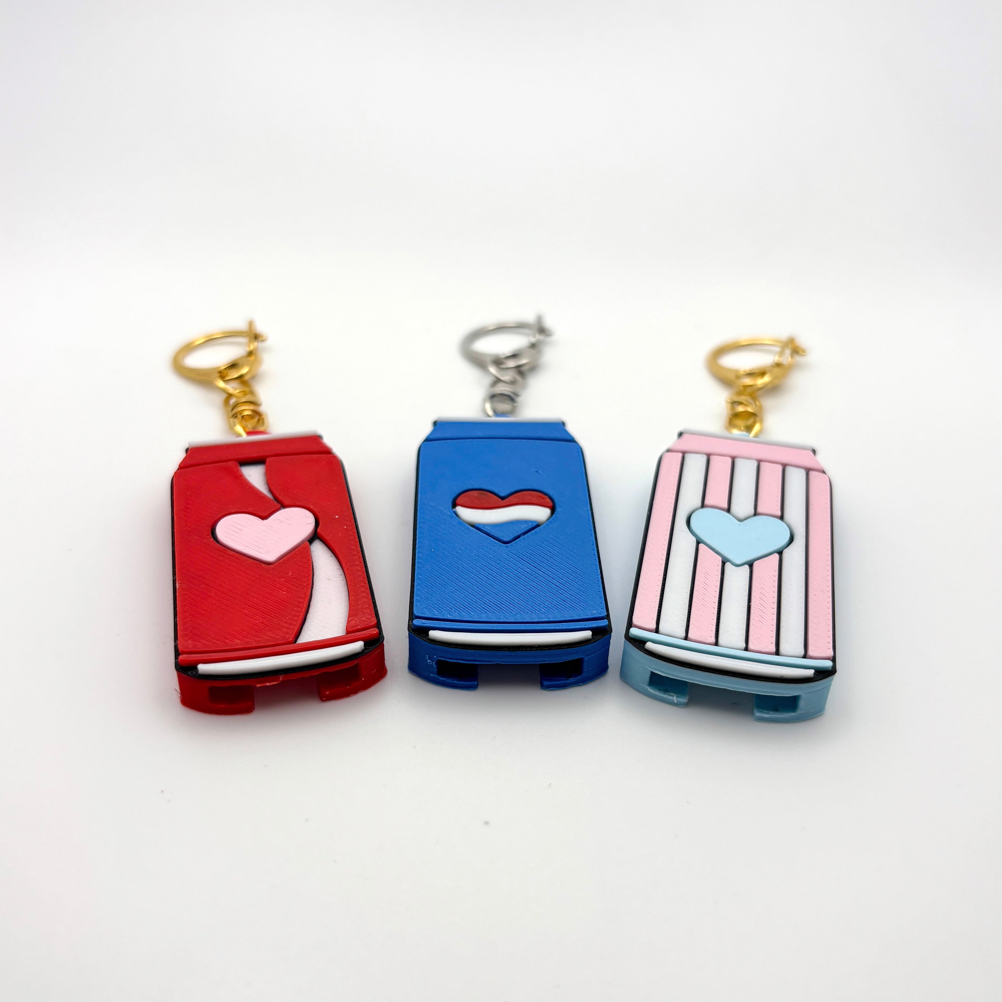 Mini Soda Can Tab Opener Keychain Bundle