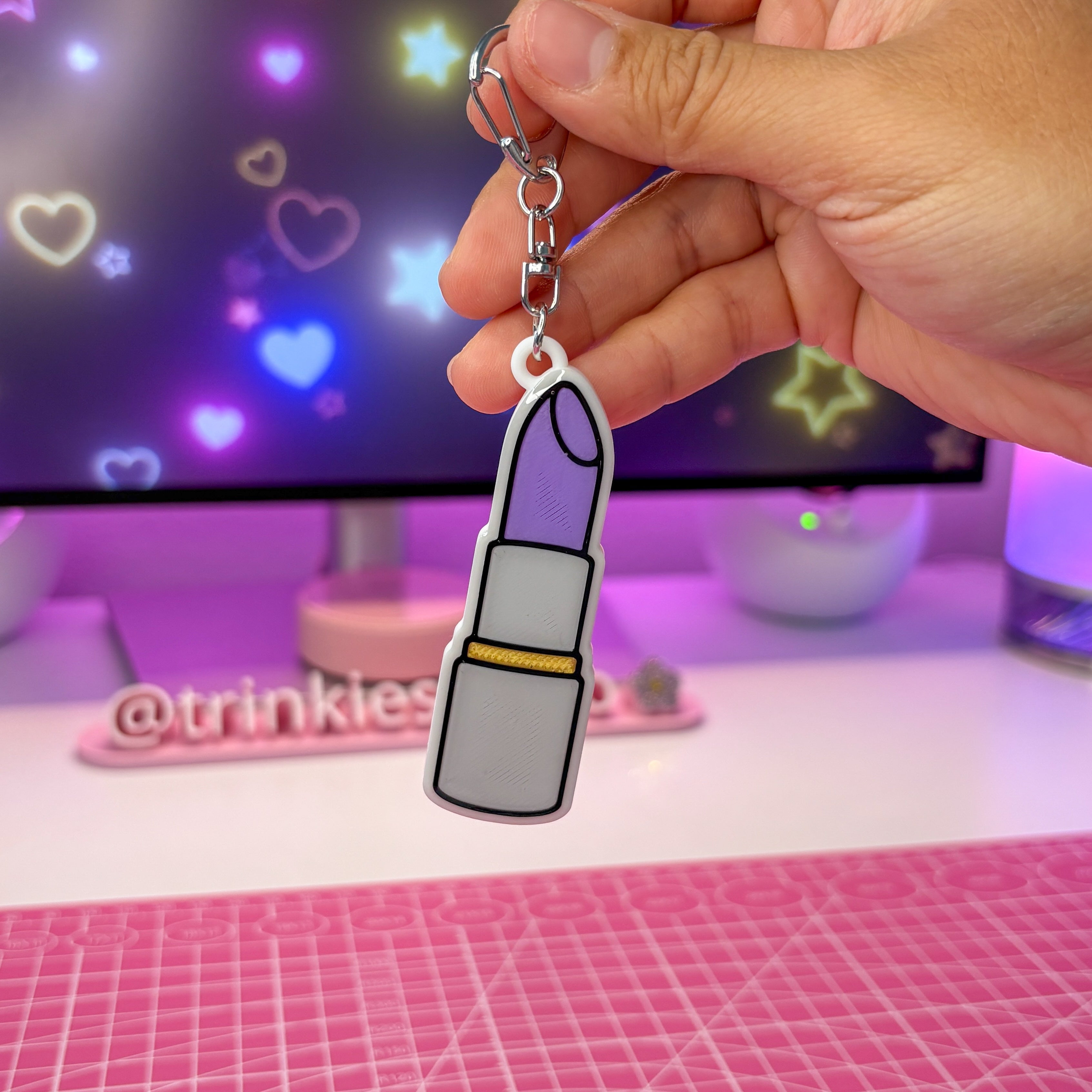 NFC Lipstick Keychain