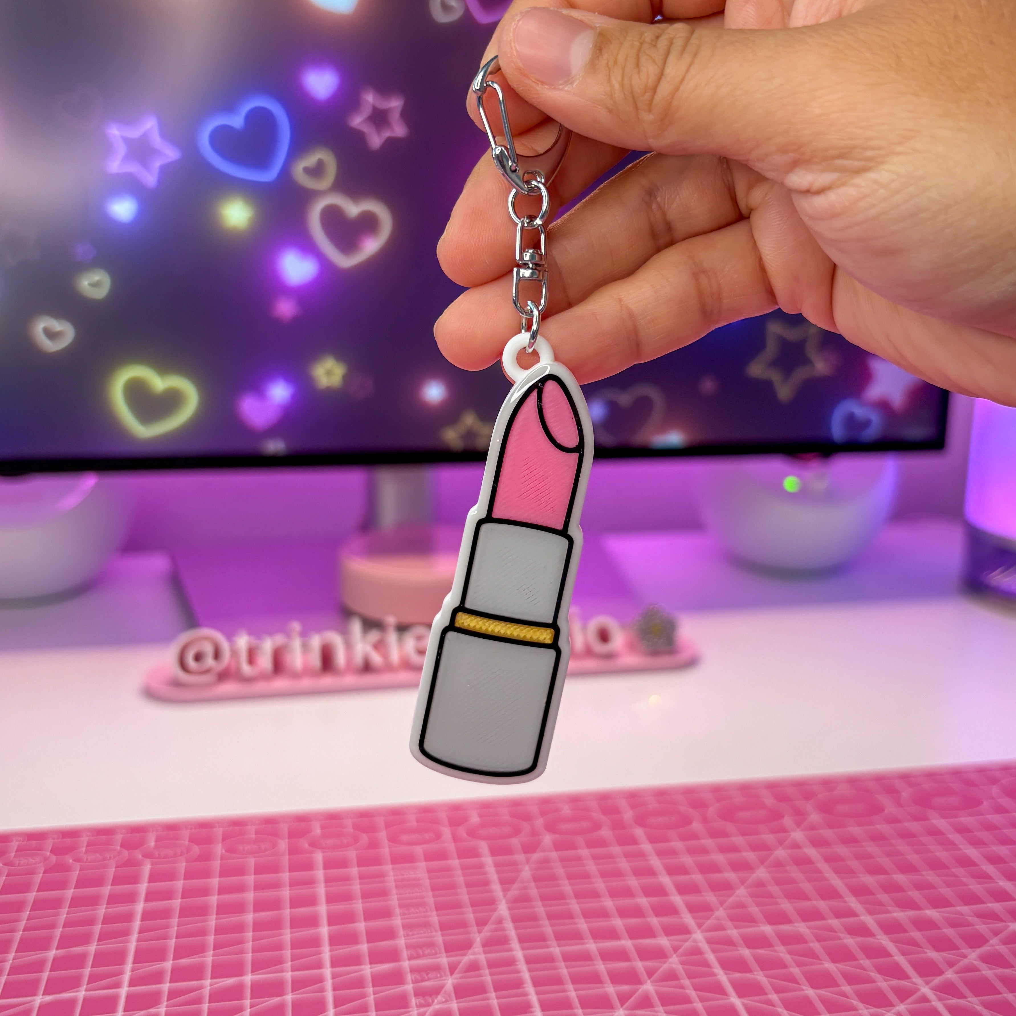 NFC Lipstick Keychain