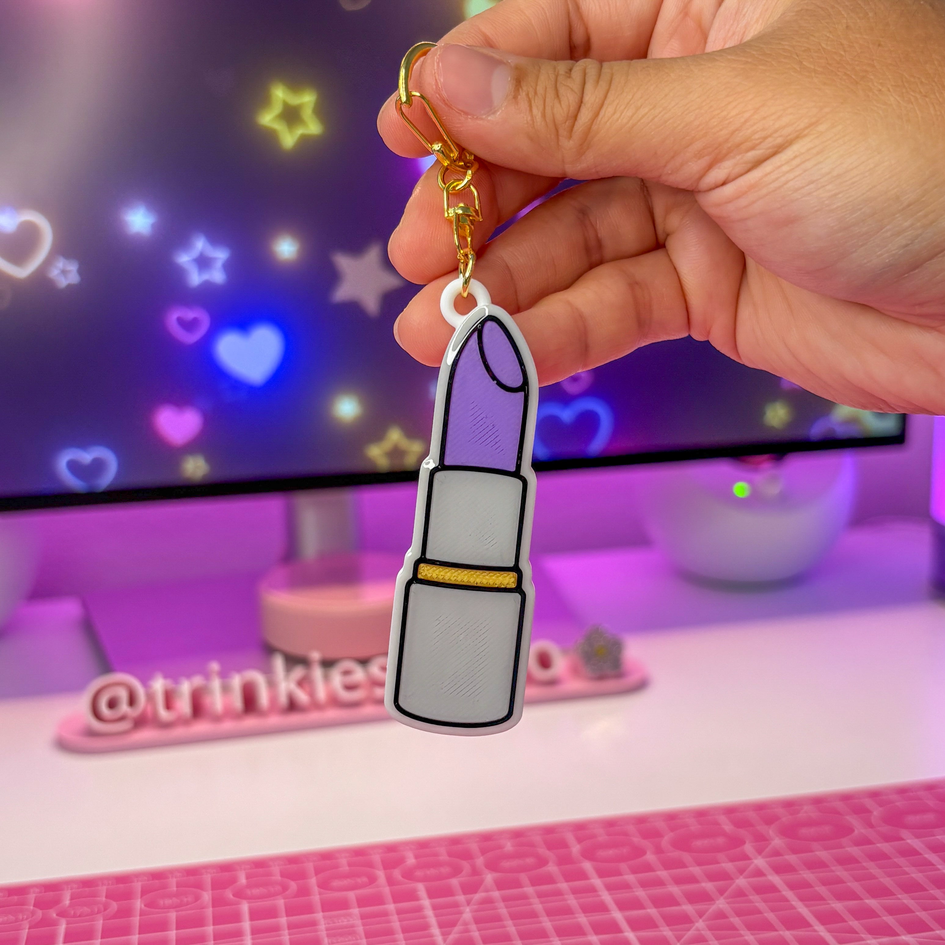 NFC Lipstick Keychain