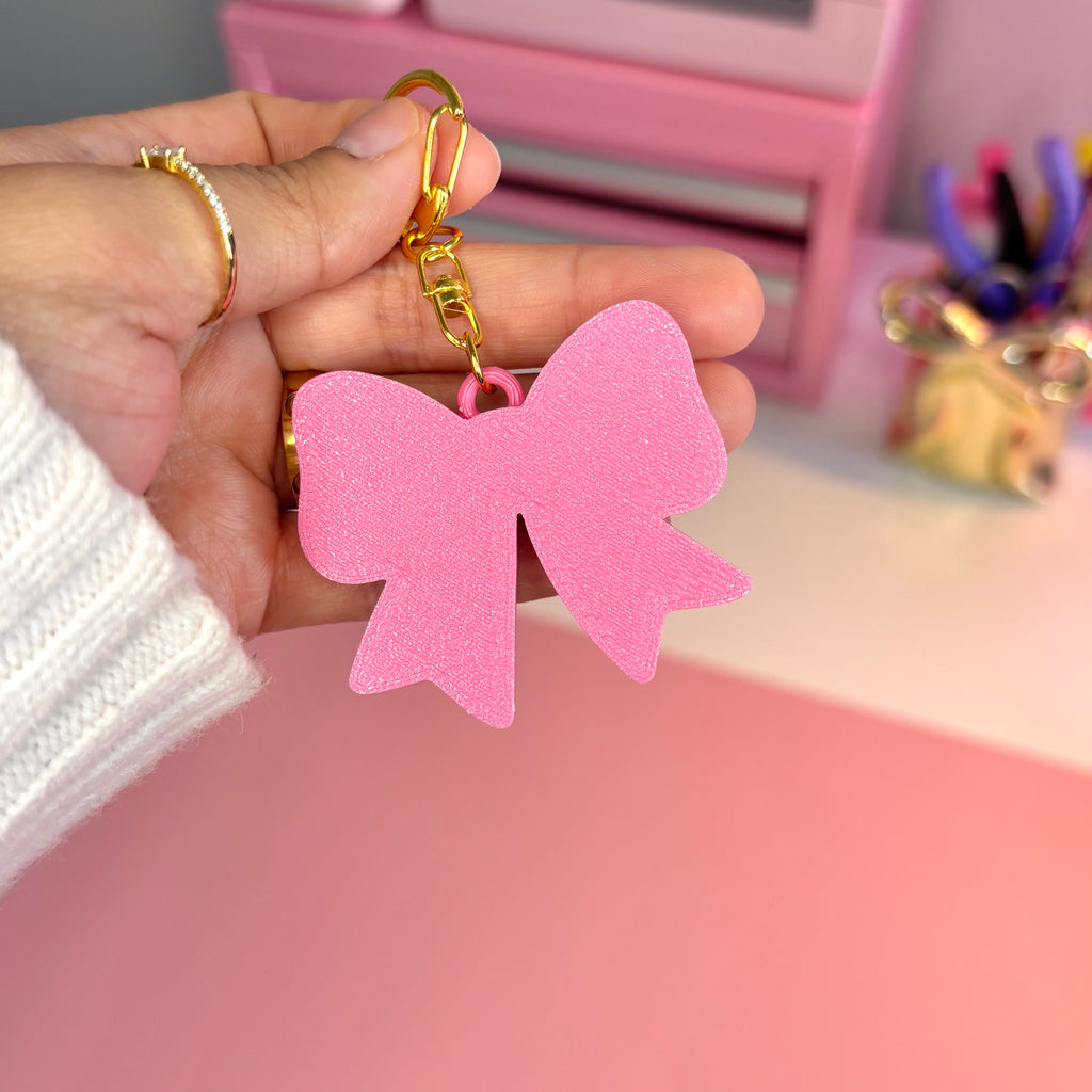 Cute Bow Can Opener Keychain