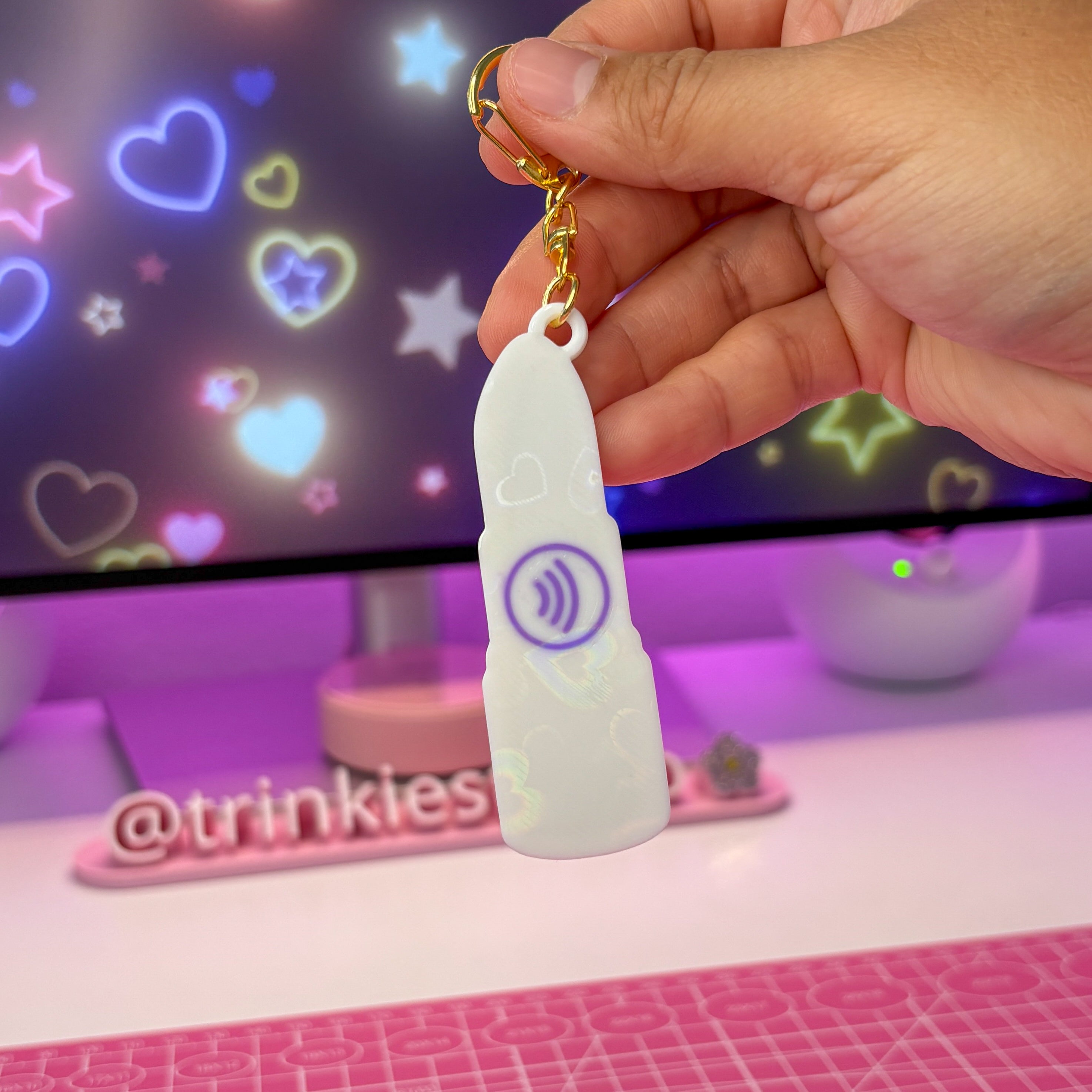 NFC Lipstick Keychain