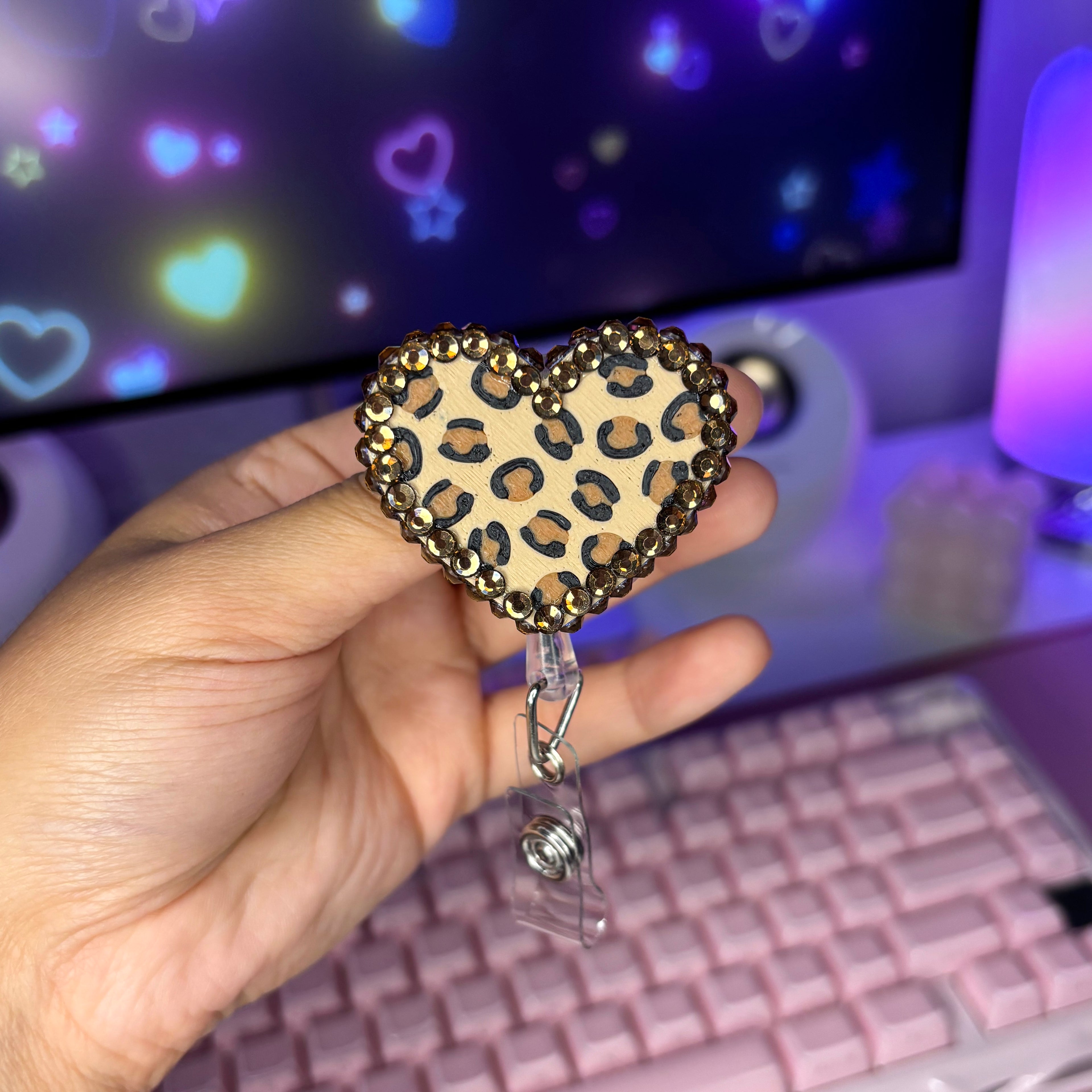 Cheetah Badge Reel