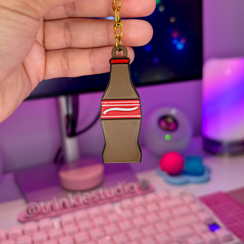 Retro-Futuristic Soda Can Opener Keychain (Classic)