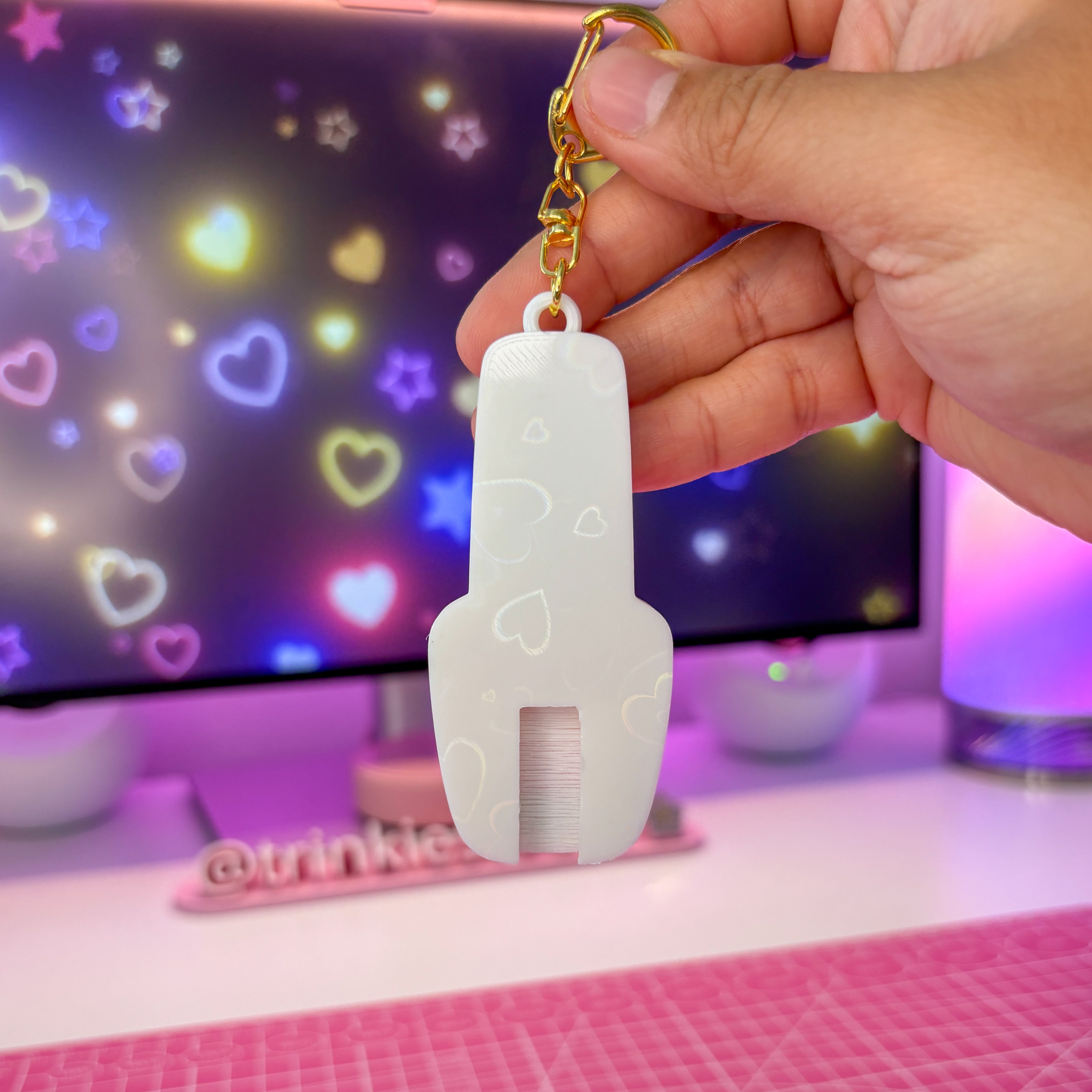Nail Polish Can Opener Keychain