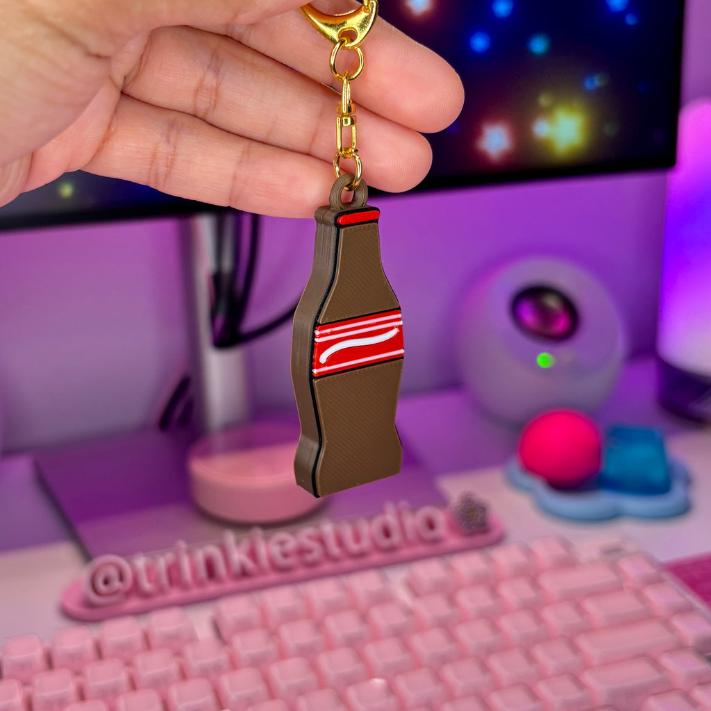Retro-Futuristic Soda Can Opener Keychain (Classic)