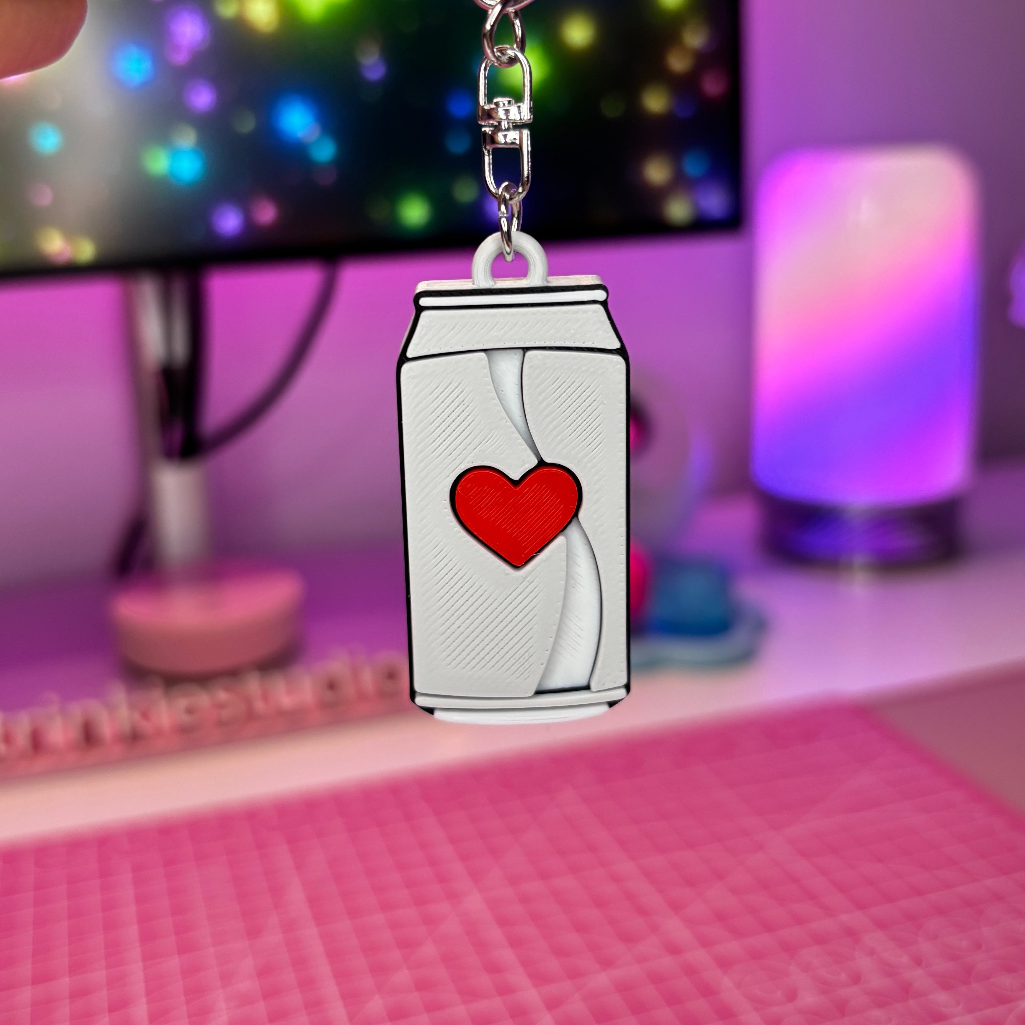 Diet Cola Mini Soda Can Opener Keychain