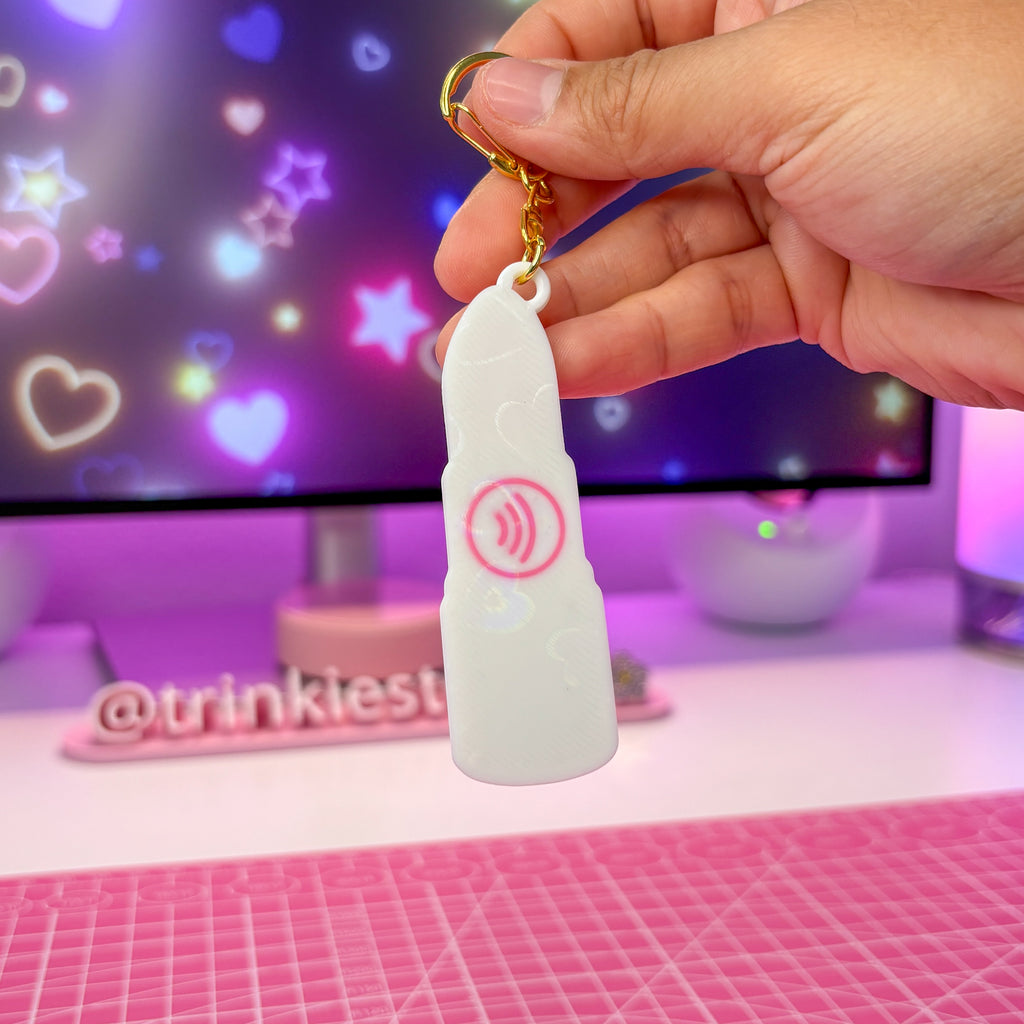 NFC Bedazzled Lipstick Keychain