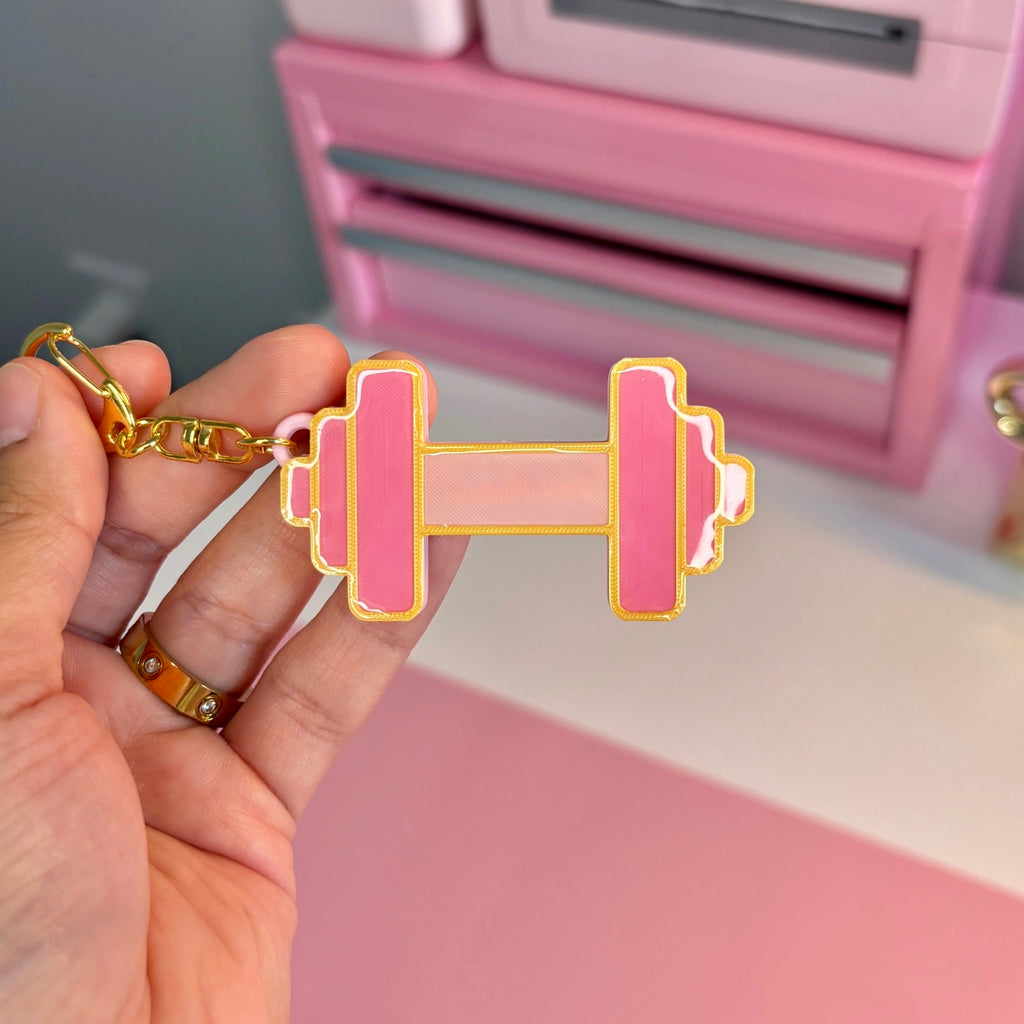 NFC Gym Dumbbell Keychain