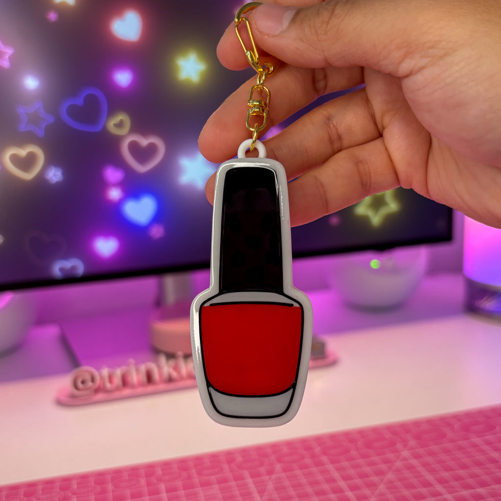 Nail Polish Can Opener Keychain