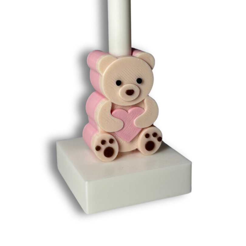 Teddy Bear Straw Topper
