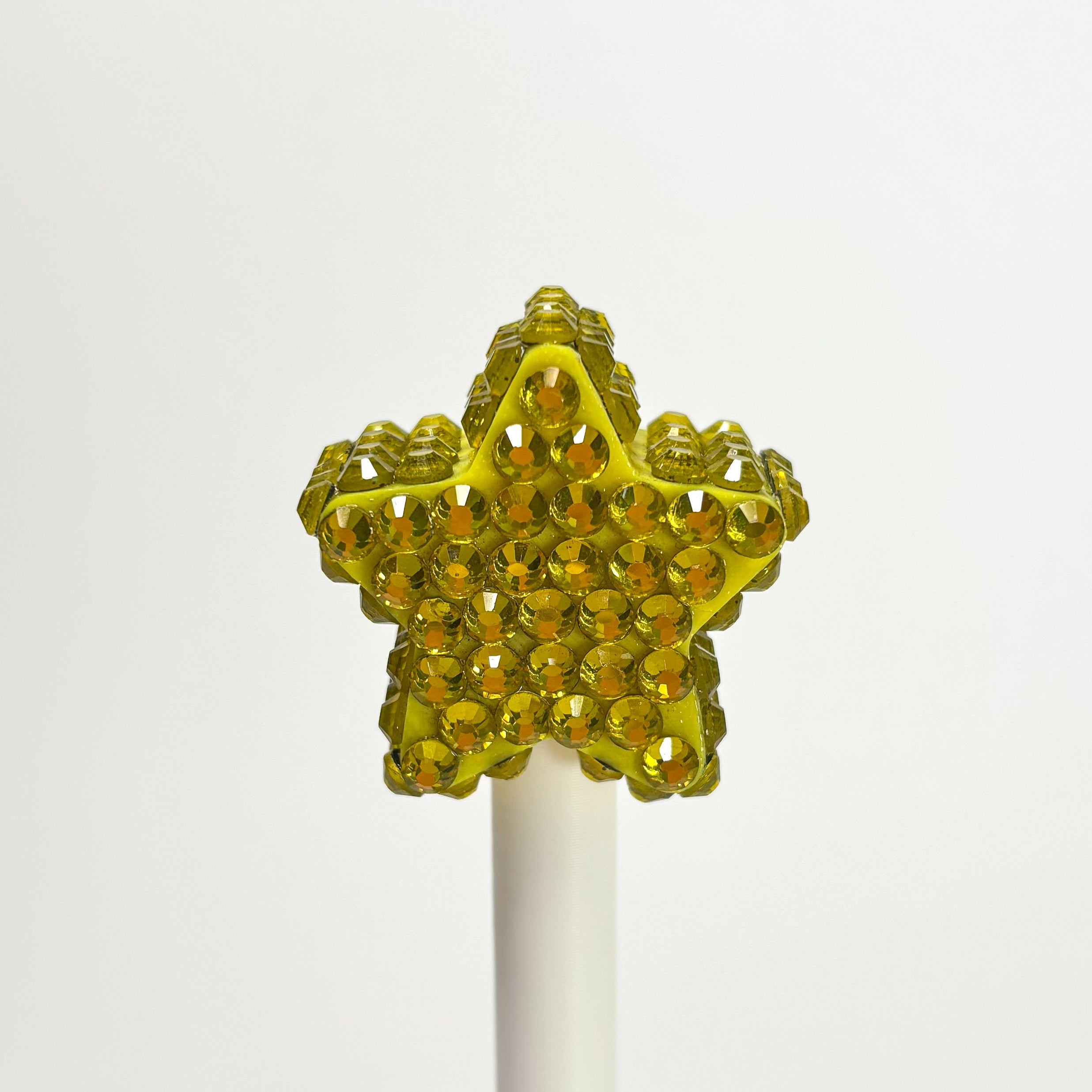 Bedazzled Star Straw Cap