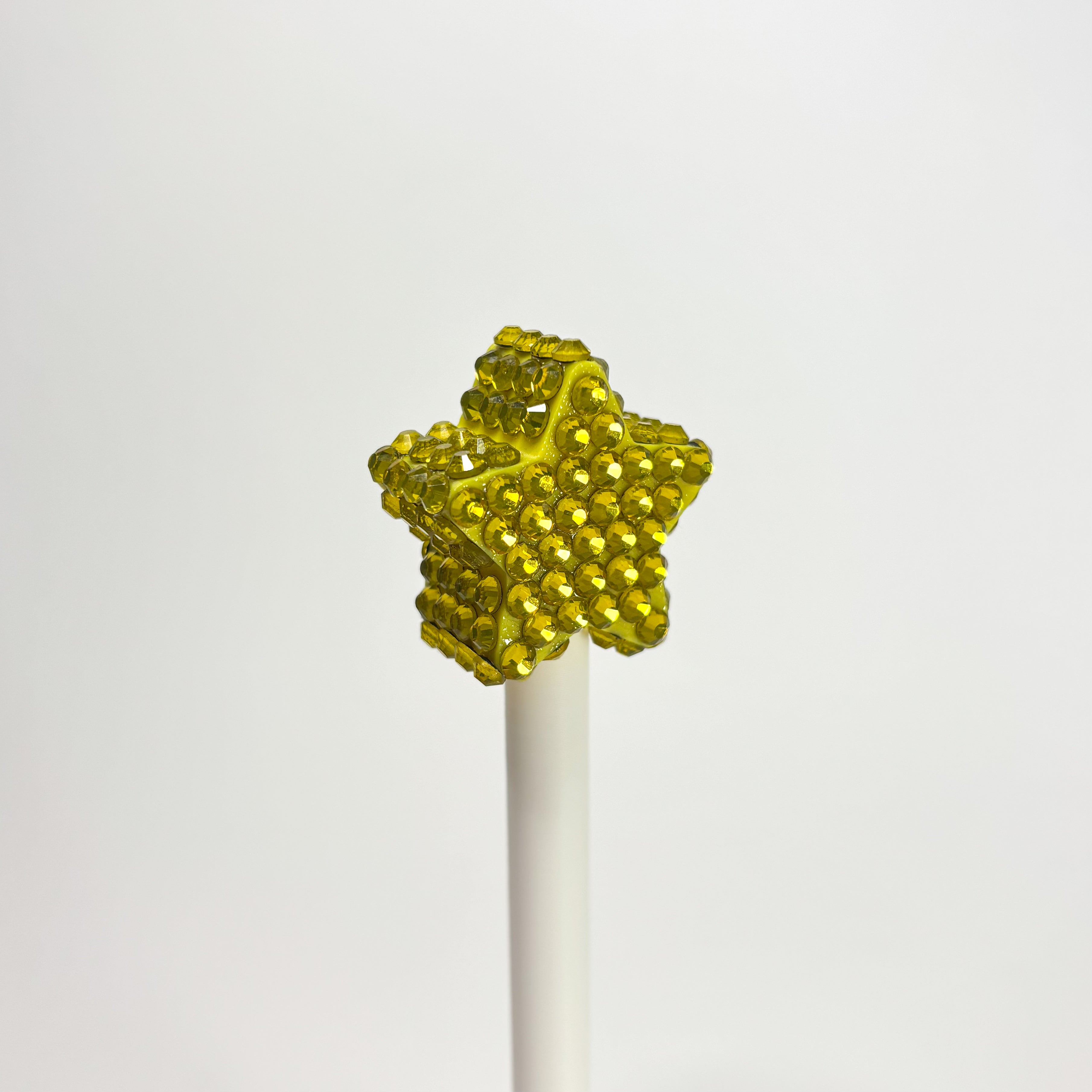 Bedazzled Star Straw Cap