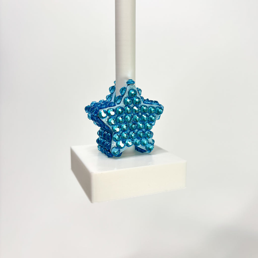 Bedazzled Star Straw Topper